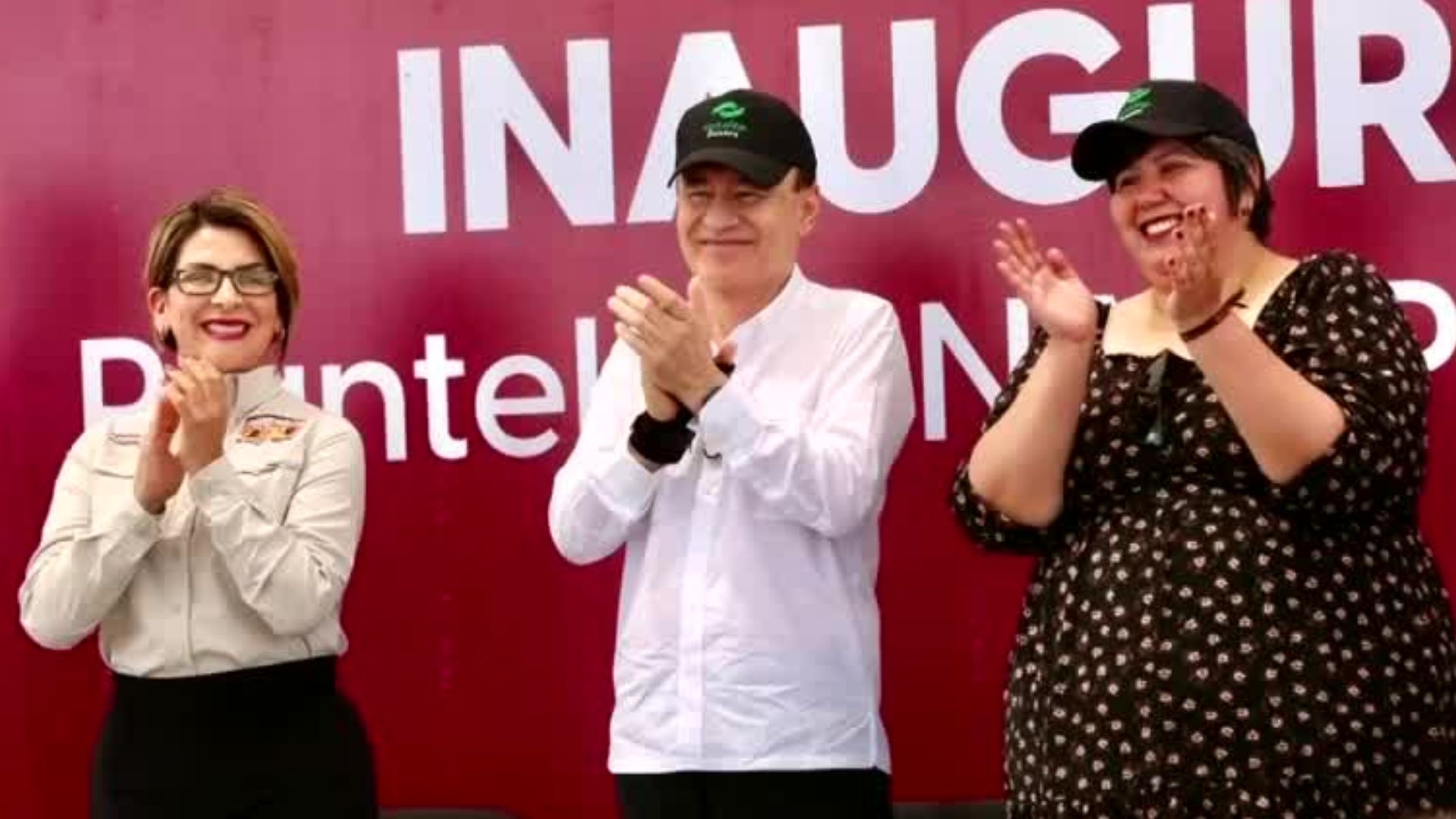 El gobernador de Sonora, Alfonso Durazo, inaugura un nuevo plantel de Conalep