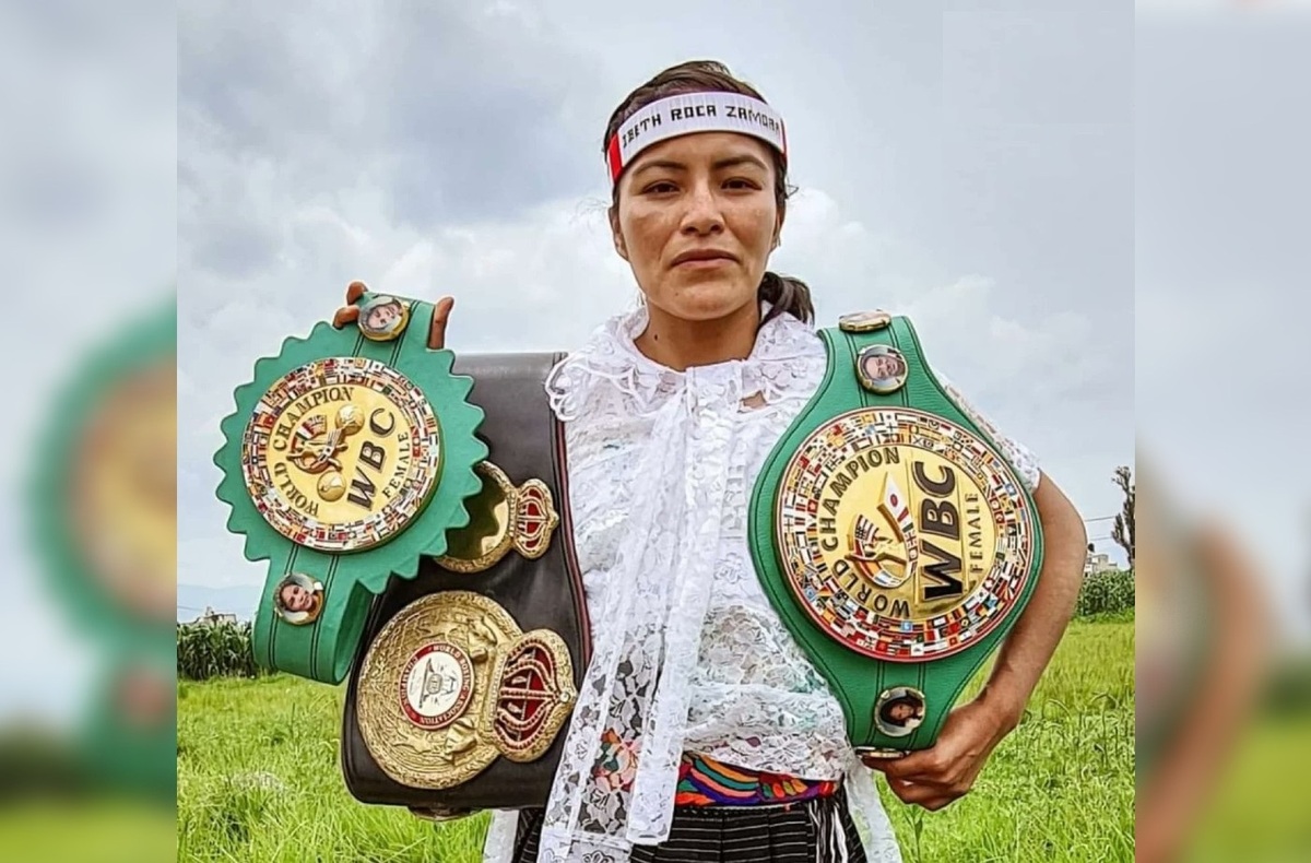 Ibeth Zamora, 'La Roca' otomí que resistió en San Cristóbal Huichochitlán (X @RocaZamora)