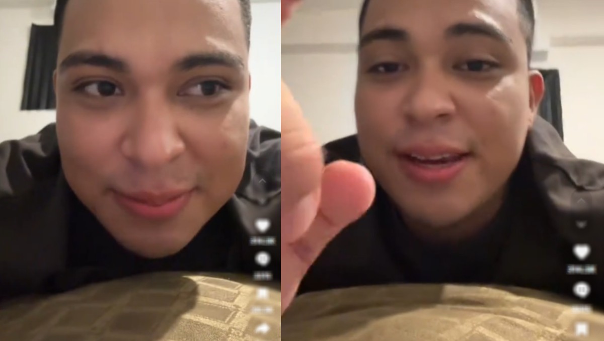 Joven se une a alcohólicos anónimos para regresar con su ex y al buscarla ella le dice que ya tiene otro novio. | TikTok @sauldircio