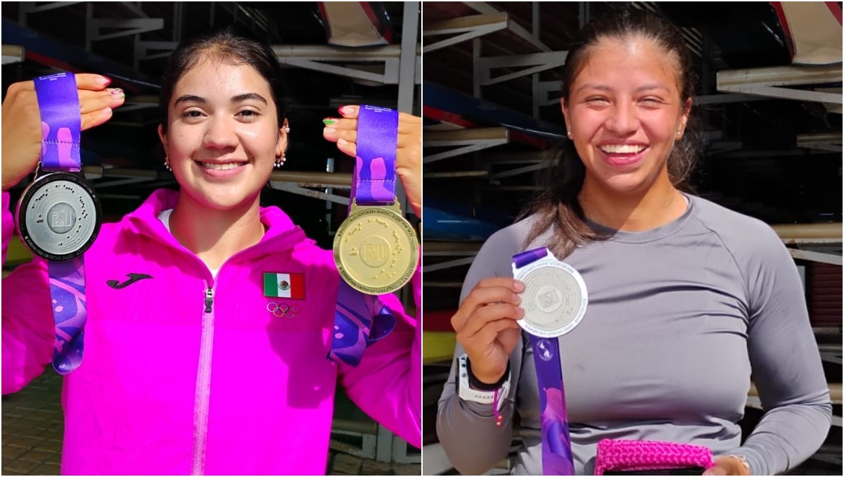 Las kayakistas mexicanas lograron oro y plata en Asunción 2025 (Cortesía)