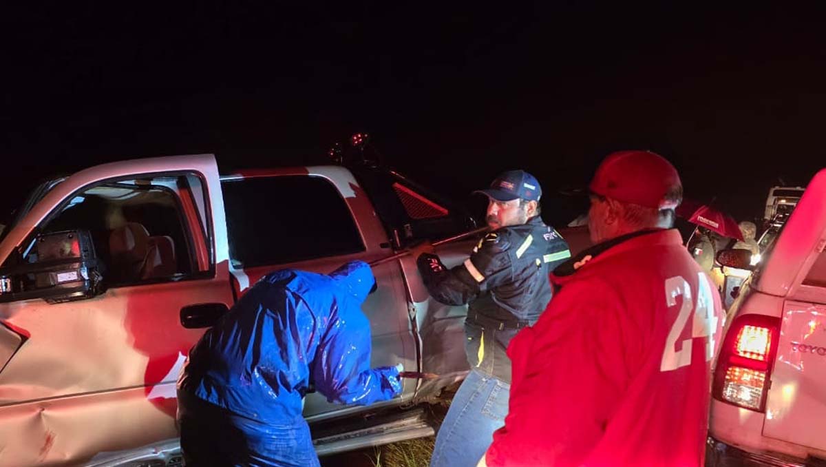 Los lesionados fueron trasladados a Guadalupe Victoria. l Especial