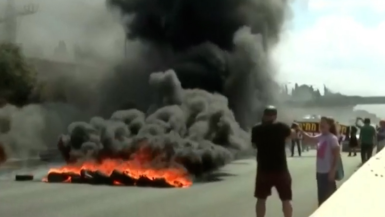 Manifestaciones en Israel exigen el cese de la ofensiva militar en Gaza
