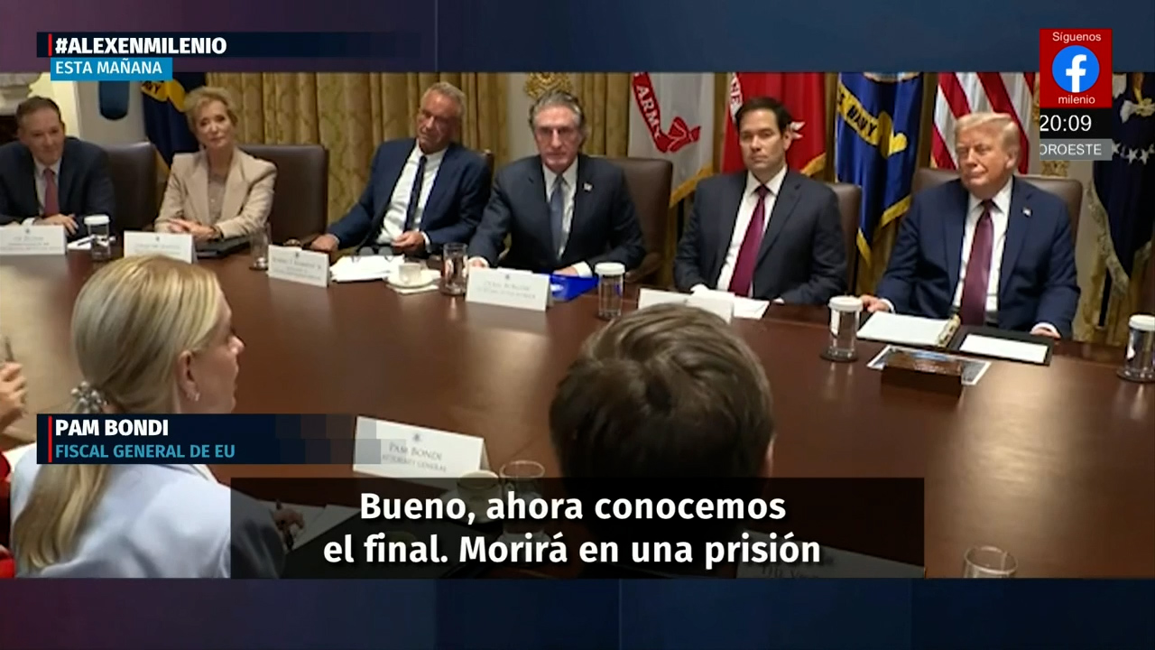 Pam Bondi asegura que 'El Mayo' Zambada morirá en prisión tras acuerdo en Estados Unidos