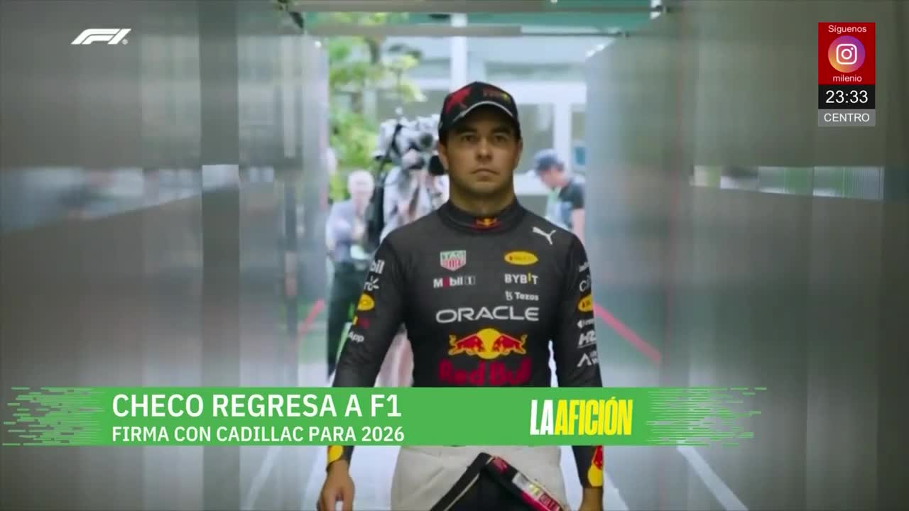Pérez será piloto de Cadillac en la F1 2026 | Notivox Noticias La Afición, 26 de agosto de 2025