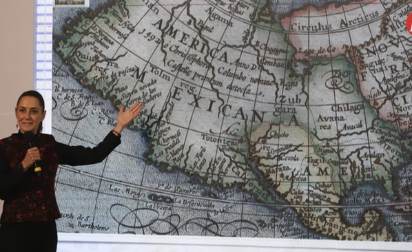 La Presidenta consideró que si se debería cambiar nombres sería a la América Mexicana.
