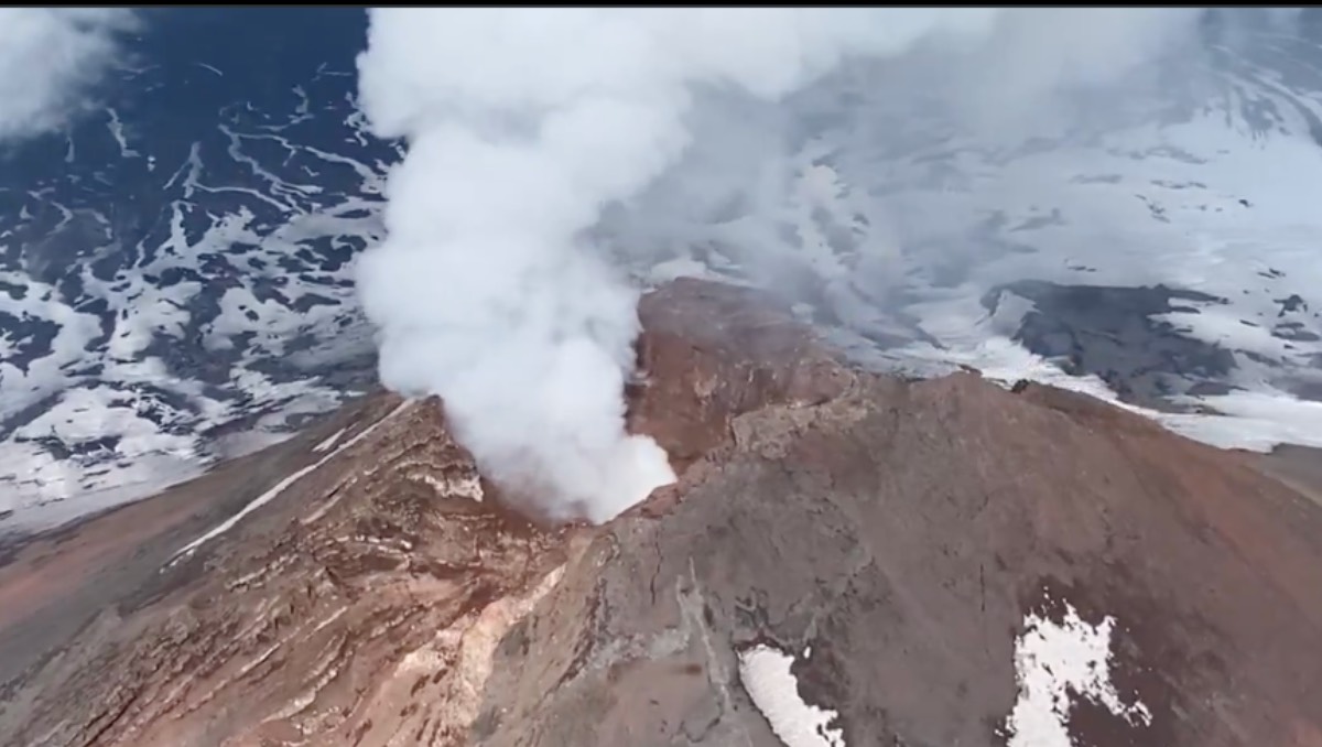 Volcán Shishaldin en Alaska. | ESPECIAL