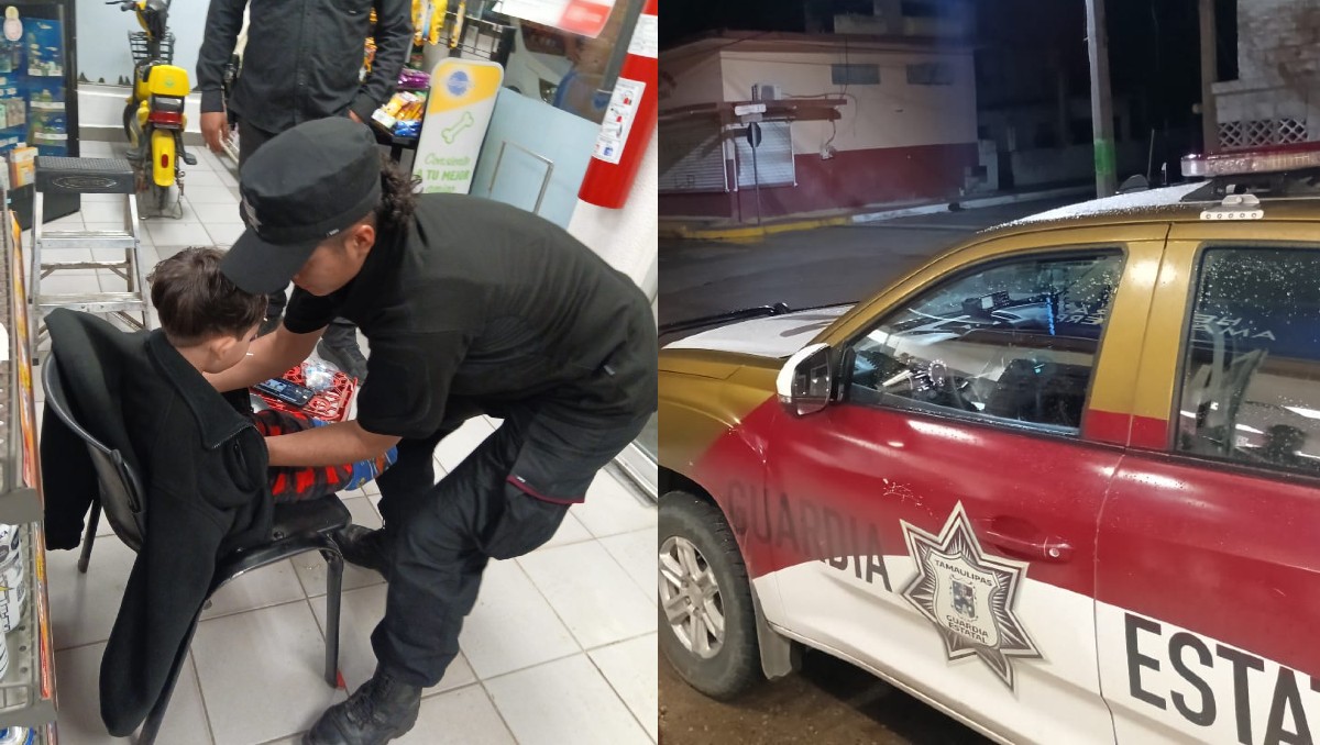 Encuentran a niño deambulando solo en OXXO de Tampico
