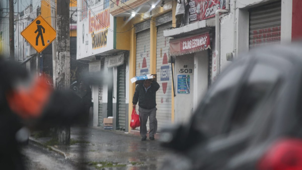 Las lluvias en Edomex podrían estar acompañadas de descargas eléctricas. Foto: (Tania Contreras)