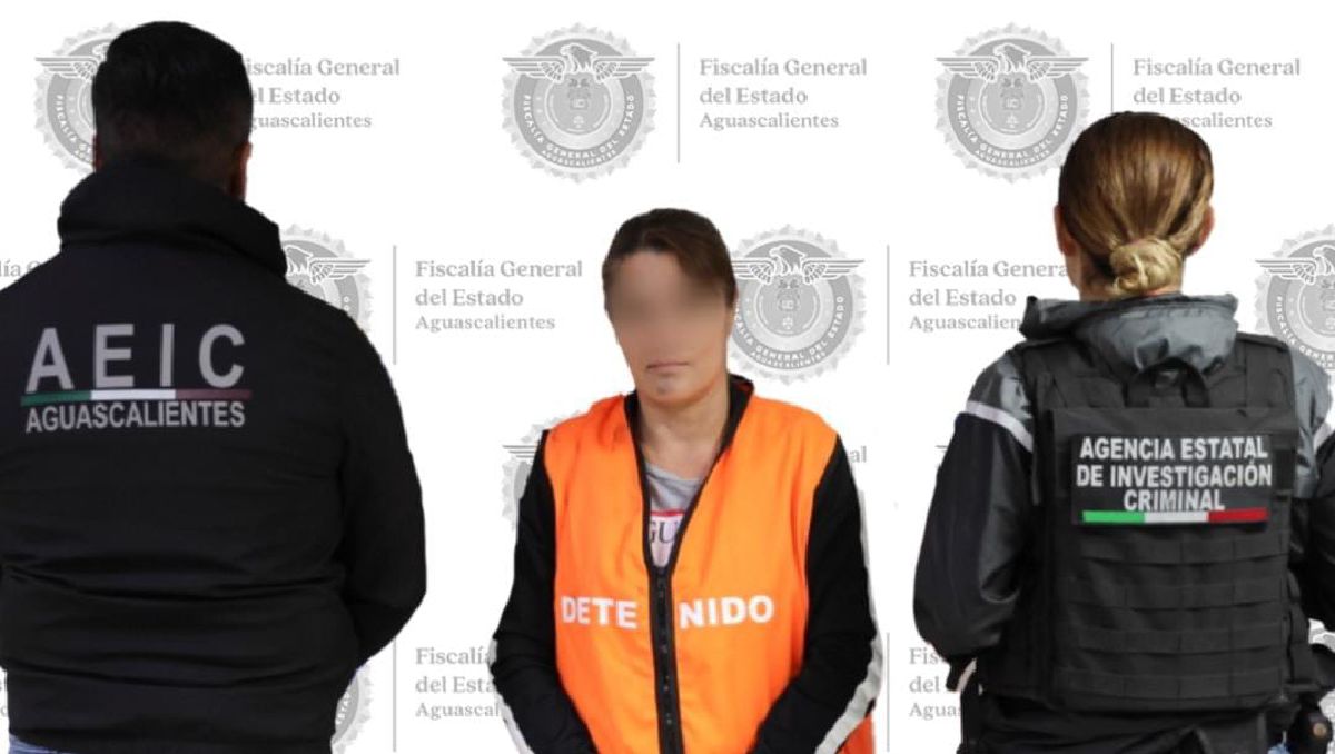 La madre fue detenida por el delito de corrupción de menores en Aguascalientes. Foto: (Especial)