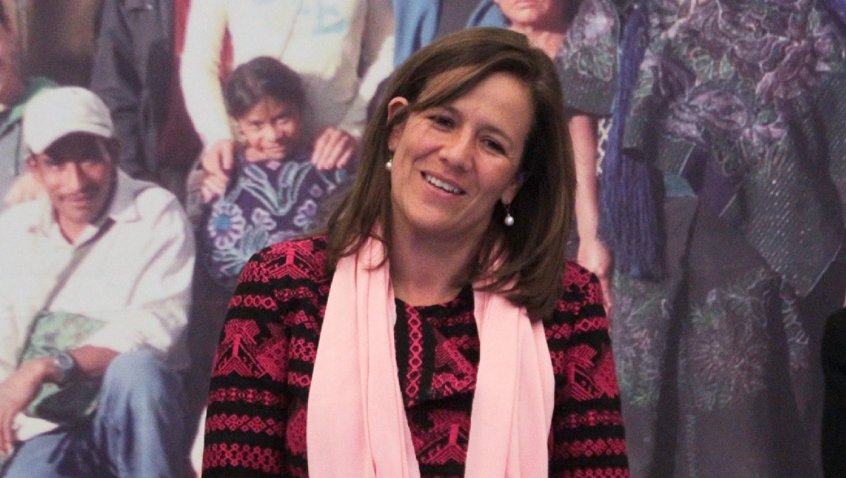 Margarita Zavala, diputada del PAN, durante un foro en la SRE. | Cuartoscuro