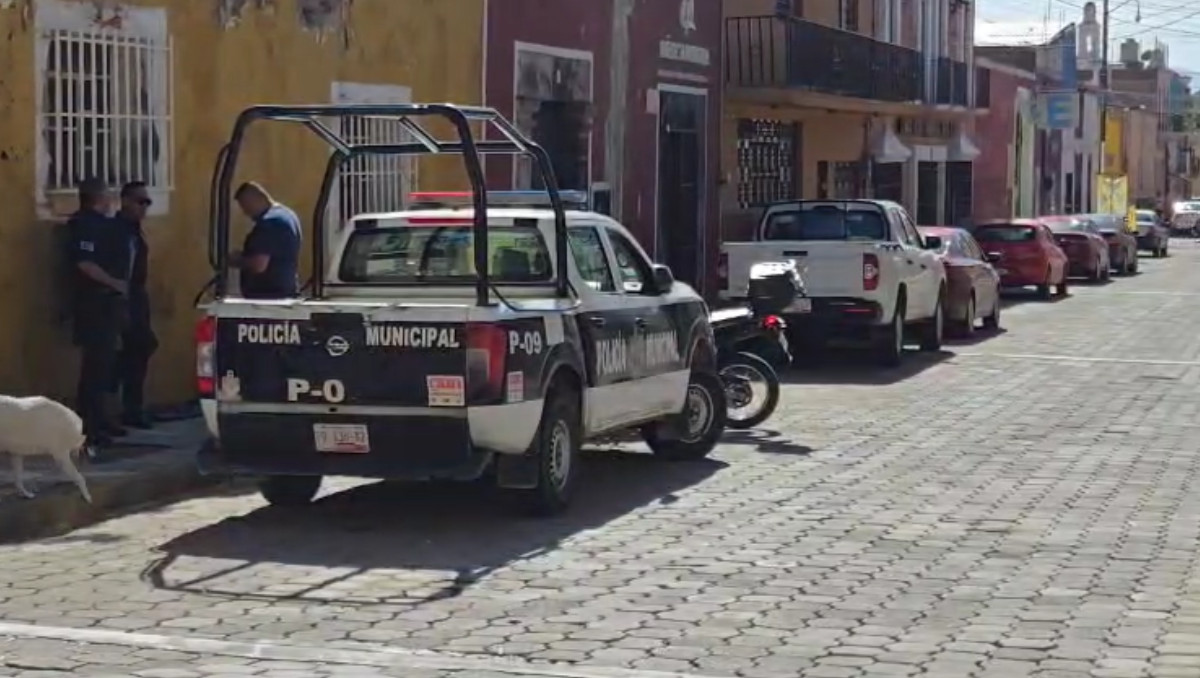 Patrulla choca en persecución provocada por asalto en Atlixco, Puebla | Especial