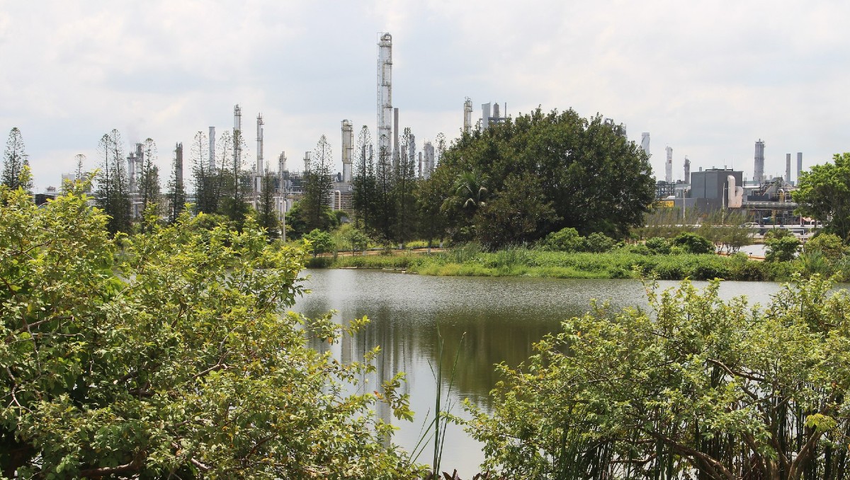 Complejo petroquímico Cangrejera de Pemex.