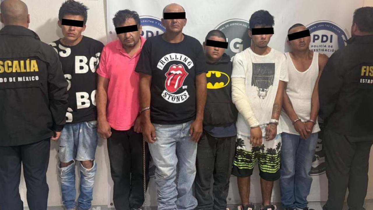 Caen nueve presuntos miembros del grupo criminal “M4” en Edomex