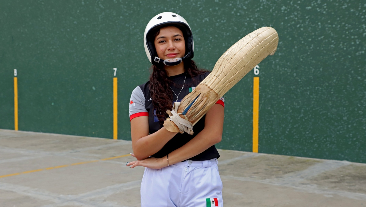 Deportista poblana es seleccionada nacional de jai alai, deporte vasco | Melanie Torres