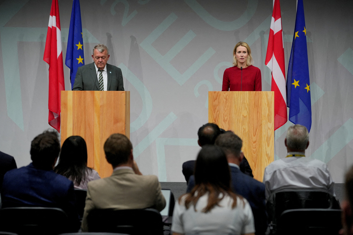 Lars Loekke Rasmussen y Kaja Kallas | Reuters