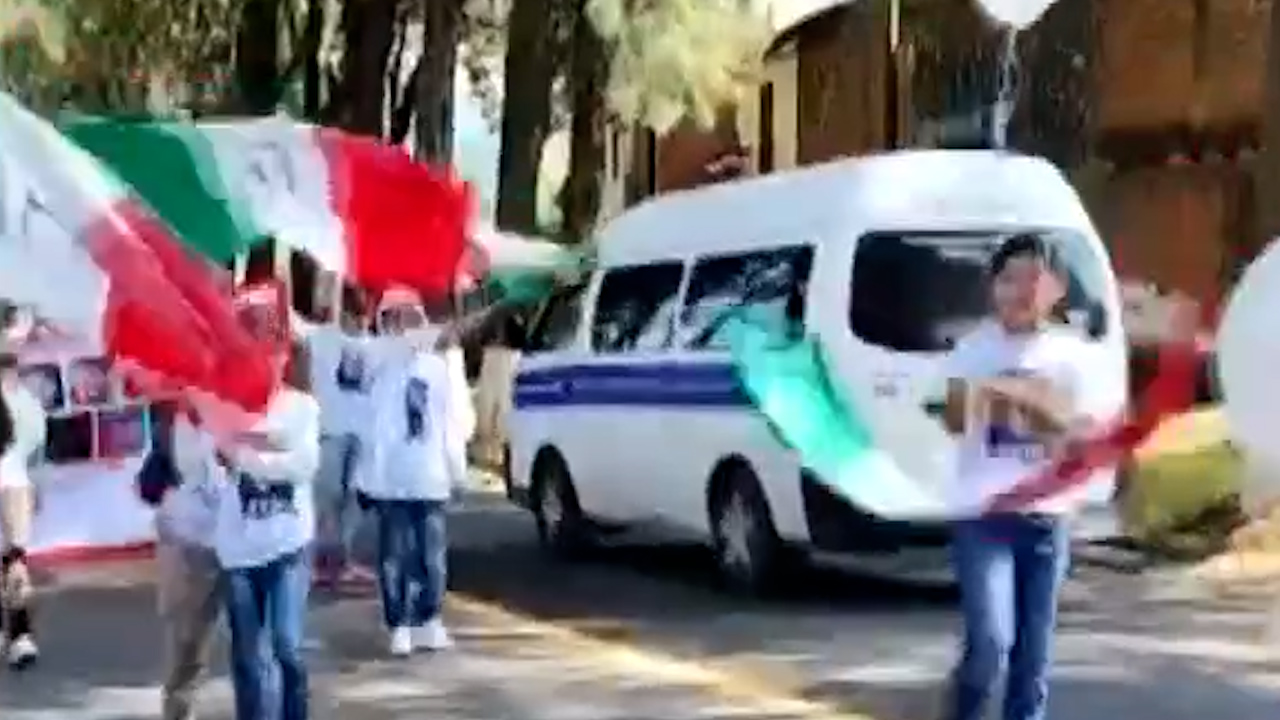 Madres buscadoras de Michoacán marchan por Día Internacional de Víctimas de Desaparición Forzada