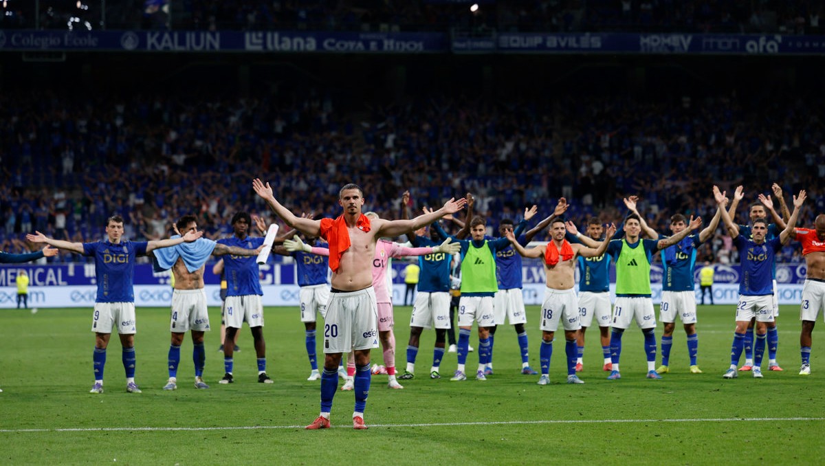 Real Oviedo logra su primer triunfo en LaLiga de España tras 24 años (EFE)