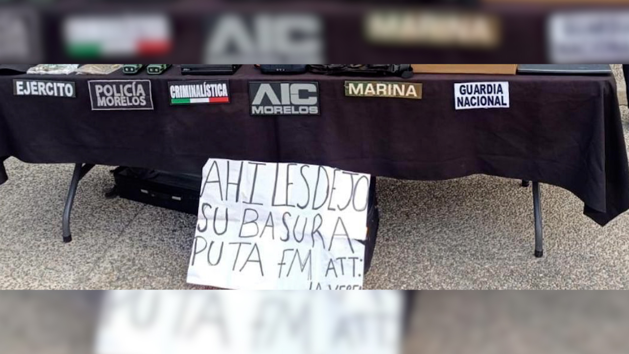 Aseguran armas, equipo táctico y material explosivo en Jiutepec, Morelos