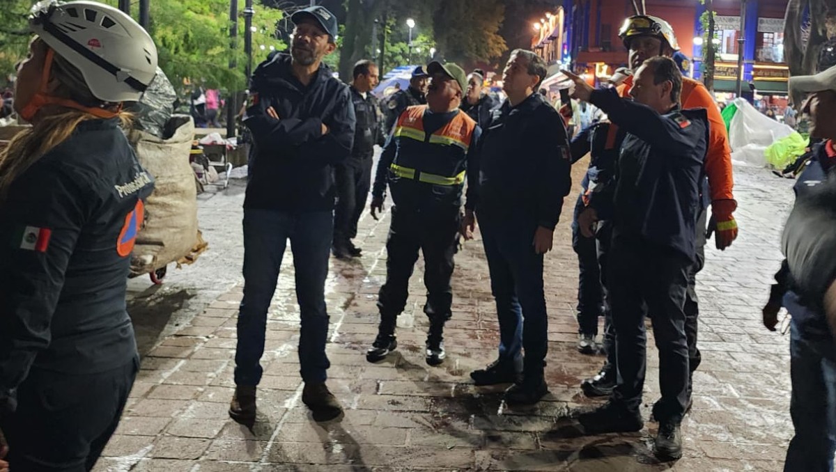 El alcalde Giovani Gutiérrez realizó recorridos por las áreas afectadas por la lluvia. | Foto: Especial