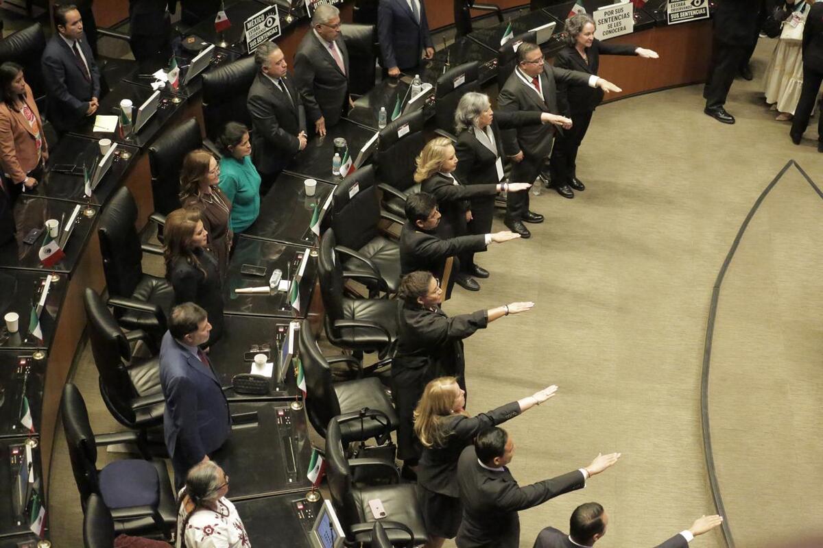 Ministros rinden protesta en el Senado de la República. | Ariel Ojeda
