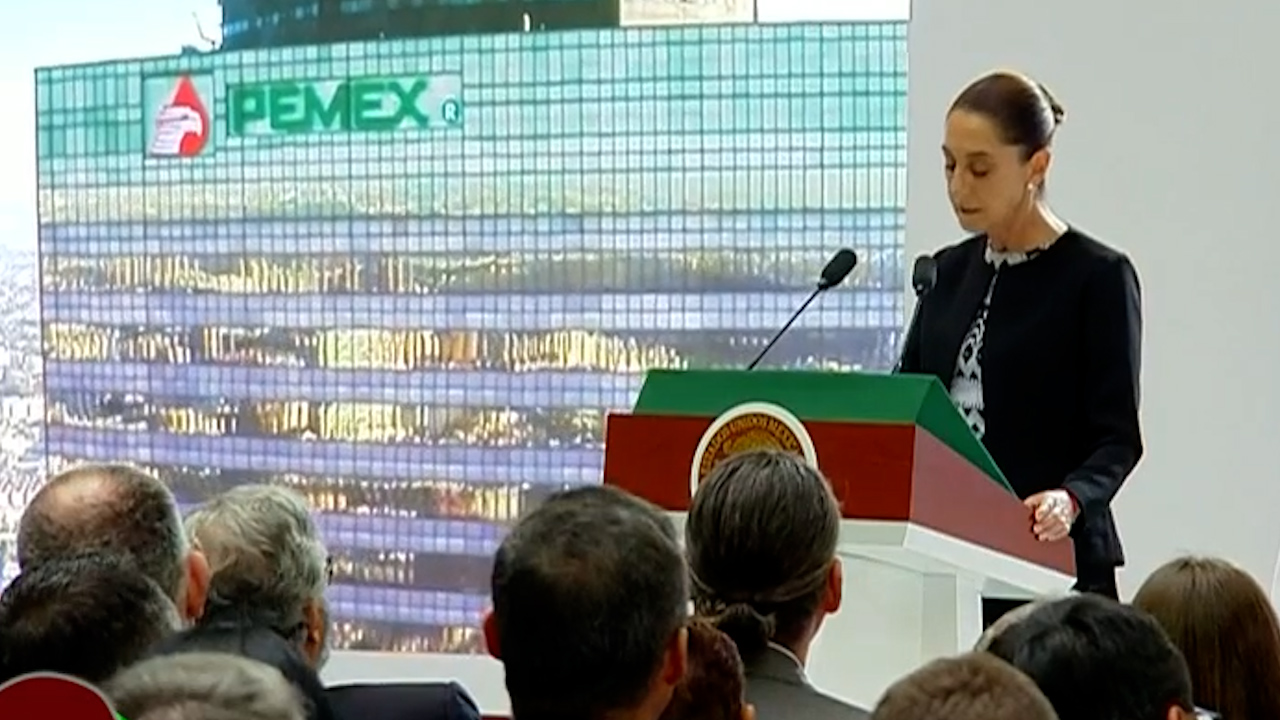 Sheinbaum promueve la recuperación de Pemex tras más de tres décadas de desmantelamiento