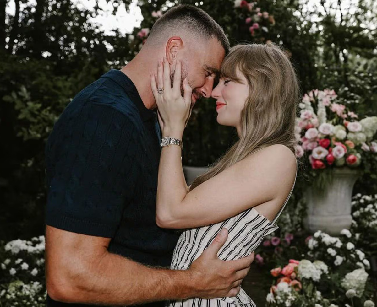 Taylor Swift y Travis Kelce, protagonistas de una relación que trasciende el ámbito privado. CORTESIA.