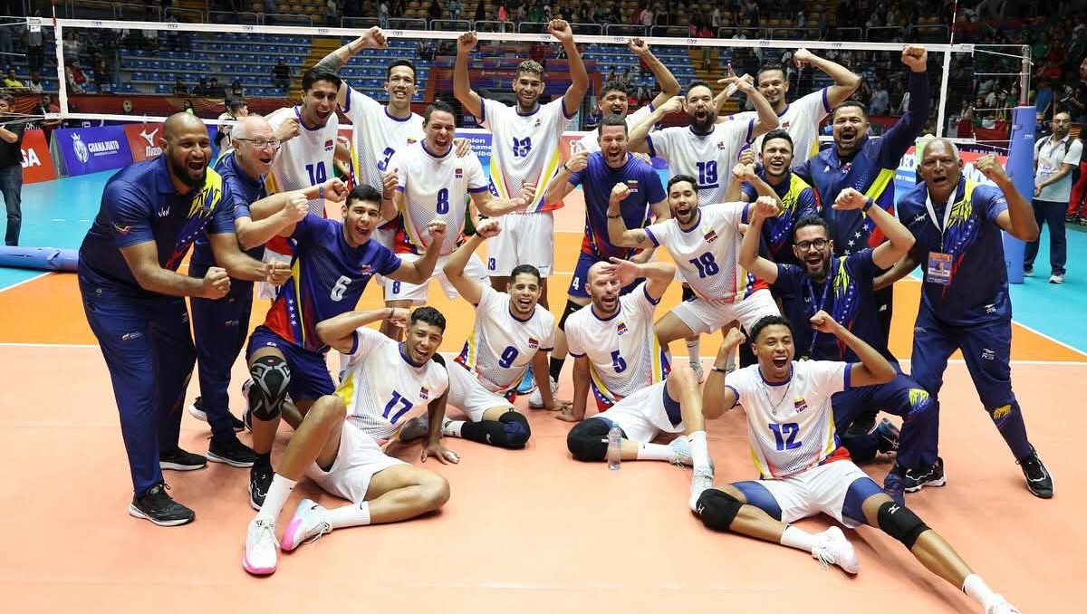 Venezuela venció a México 3-1 en la final de la Copa Panamericana de Voleibol 2025 en León. | Cortesía.