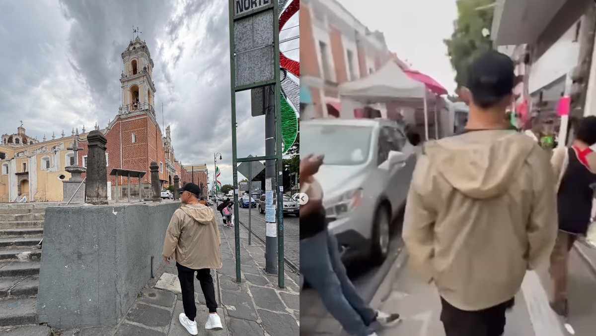 Alejandro Sanz recorre calles de Puebla | VIDEO