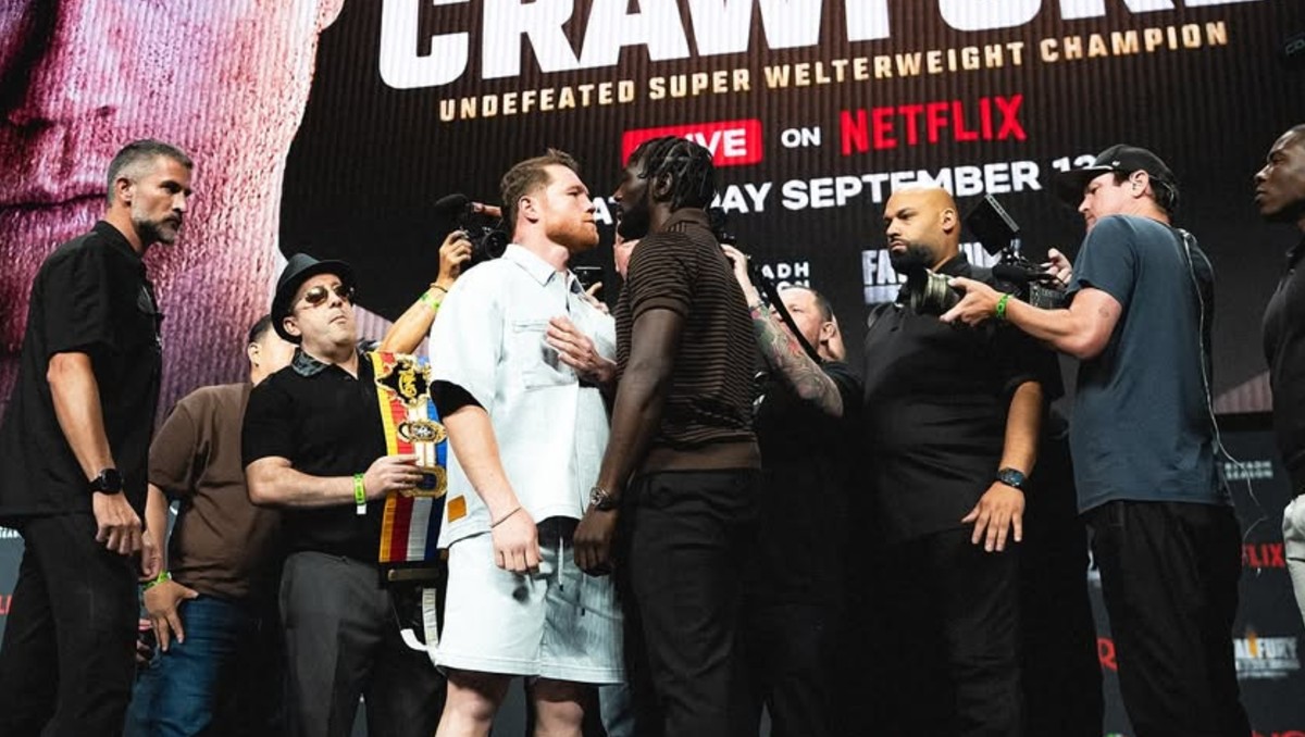 CMB presenta cinturón Tlaxcalteca II 'Los 4 Grandes Señoríos' para ganador de 'Canelo' vs Crawford (Instagram @tbudcrawford)