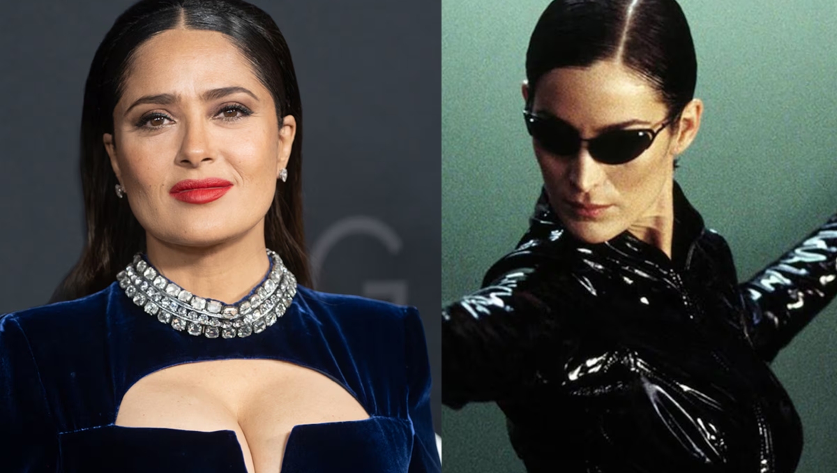 Hoy, en su cumpleaños, recordamos la vez que Salma Hayek tuvo una exigente audición para el papel de Trinity en "The Matrix".