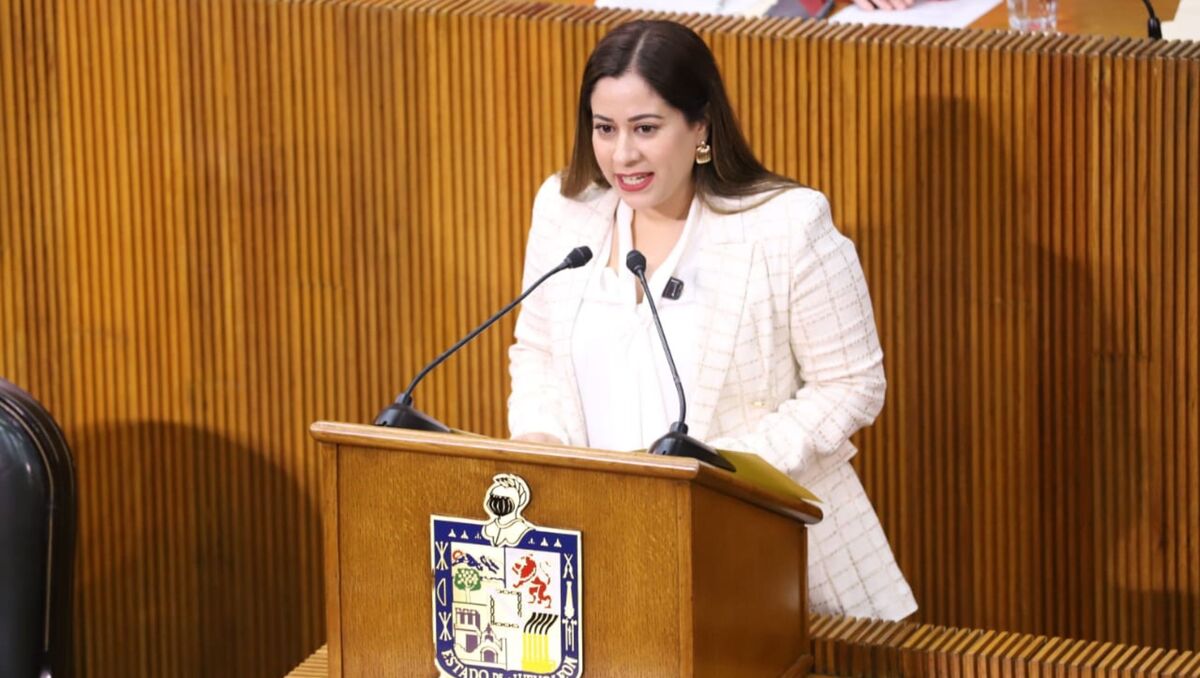 La diputada alzó la voz por las niñas, niños y adolescentes de NL. | Luis Guerra.