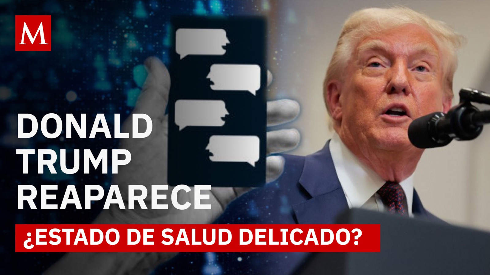 Donald Trump rompe el silencio tras rumores sobre su salud: más de 40 publicaciones en Truth Social