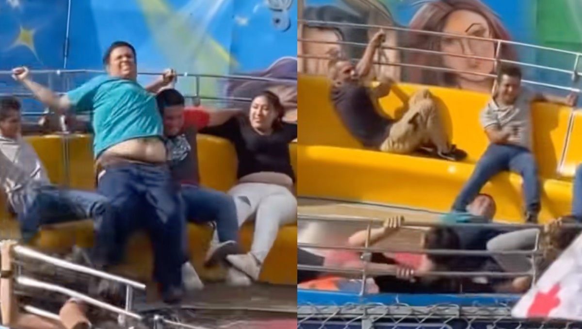 Hombre se queda sin pantalones en la feria. | ESPECIAL