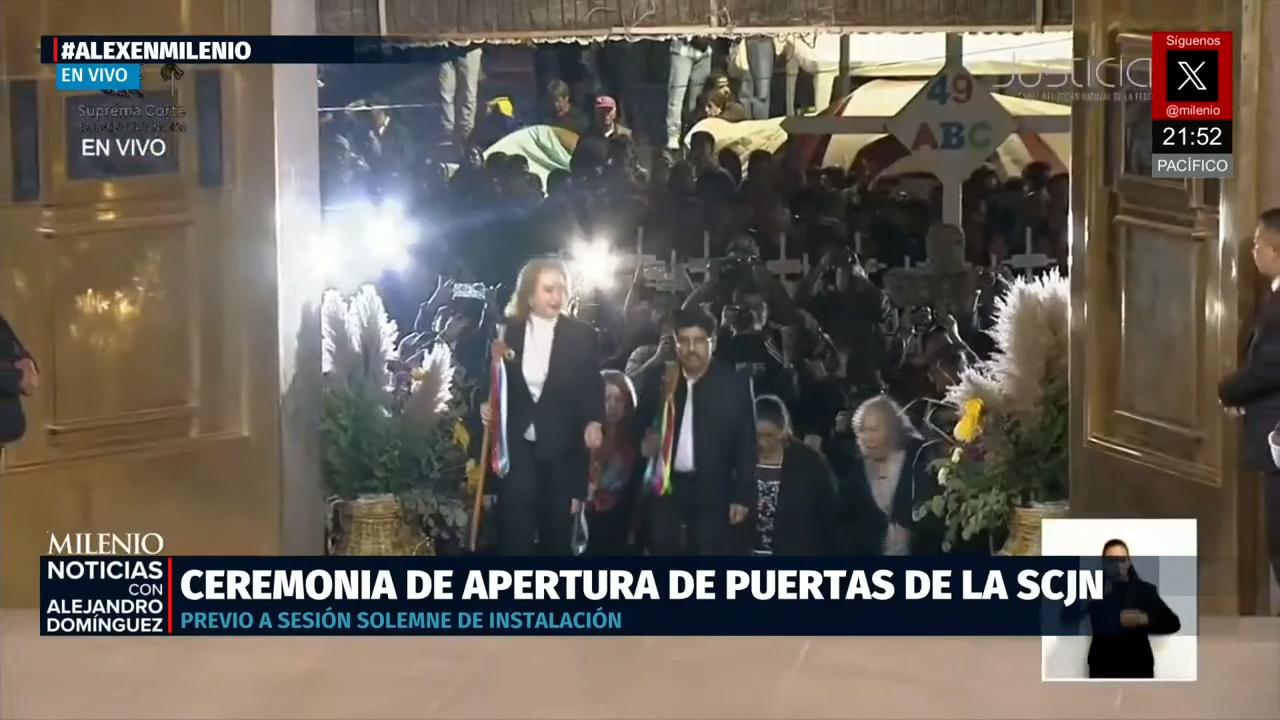 Nuevos ministros de la Suprema Corte inauguran la Sala Superior del Poder Judicial de la Federación
