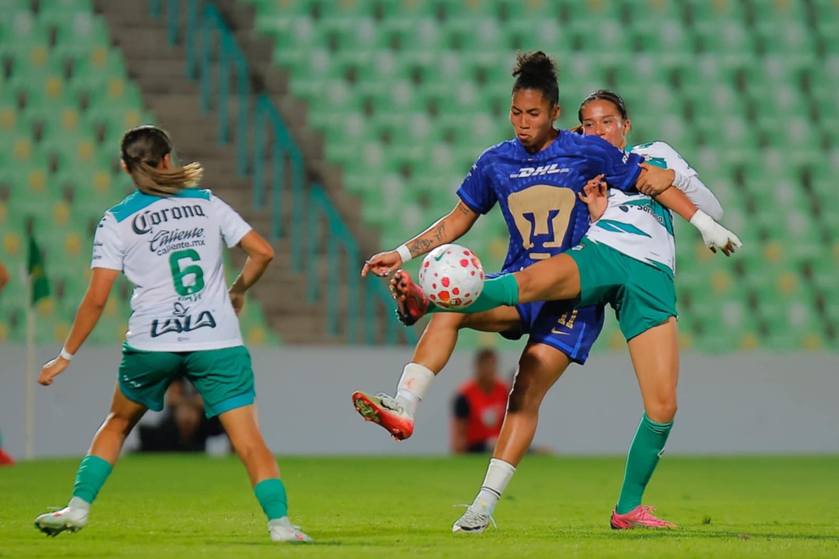 Santos Laguna Femenil perdió ante Pumas Femenil en la fecha 9 de la Liga MX Femenil. | Manuel Guadarrama