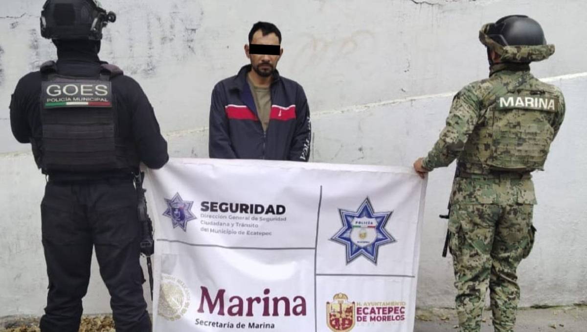Sebastián 'N', de 36 años, fue detenido por la presunta posesión ilícita del hidrocarburo en Ecatepec. Especial