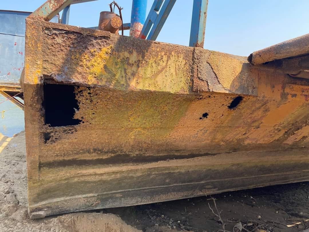 Transbordador hundido en el río Coatzacoalcos, Veracruz, tras las intensas lluvias que afectaron la región | Especial