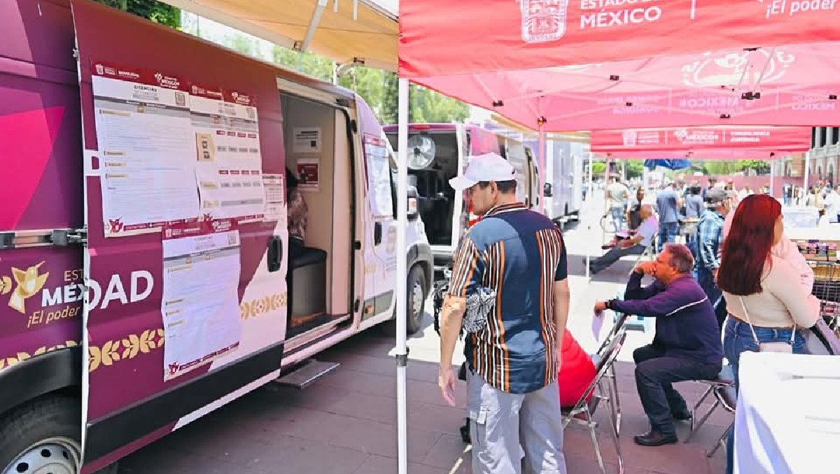 Caravana Itinerante por la Justicia Social ofrece expedición de licencias en Edomex. Foto: (Especial)