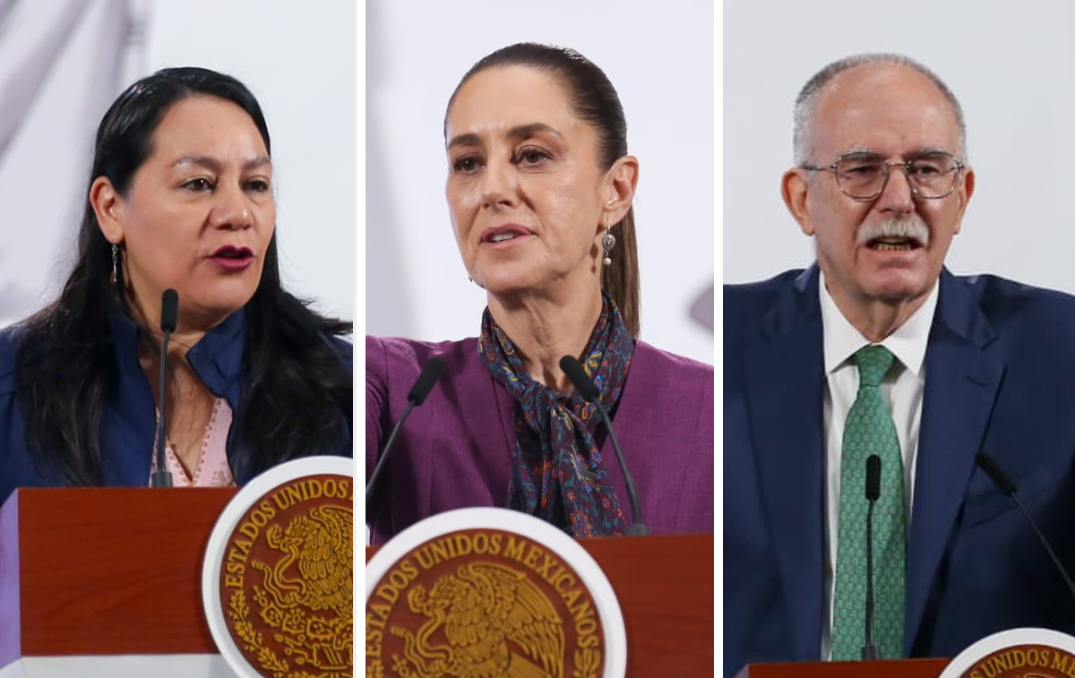 Conferencia mañanera de la presidenta Claudia Sheinbaum el 3 de septiembre en Palacio Nacional.  | Araceli López