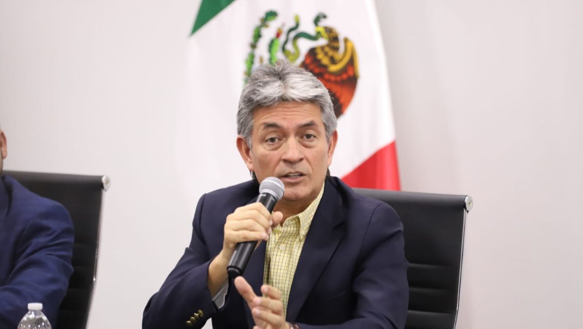 Juan Paura García, secretario de Educación de Nuevo León. | Luis Guerra