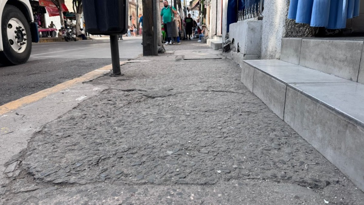 León rehabilita banquetas del Centro Histórico | Municipio
