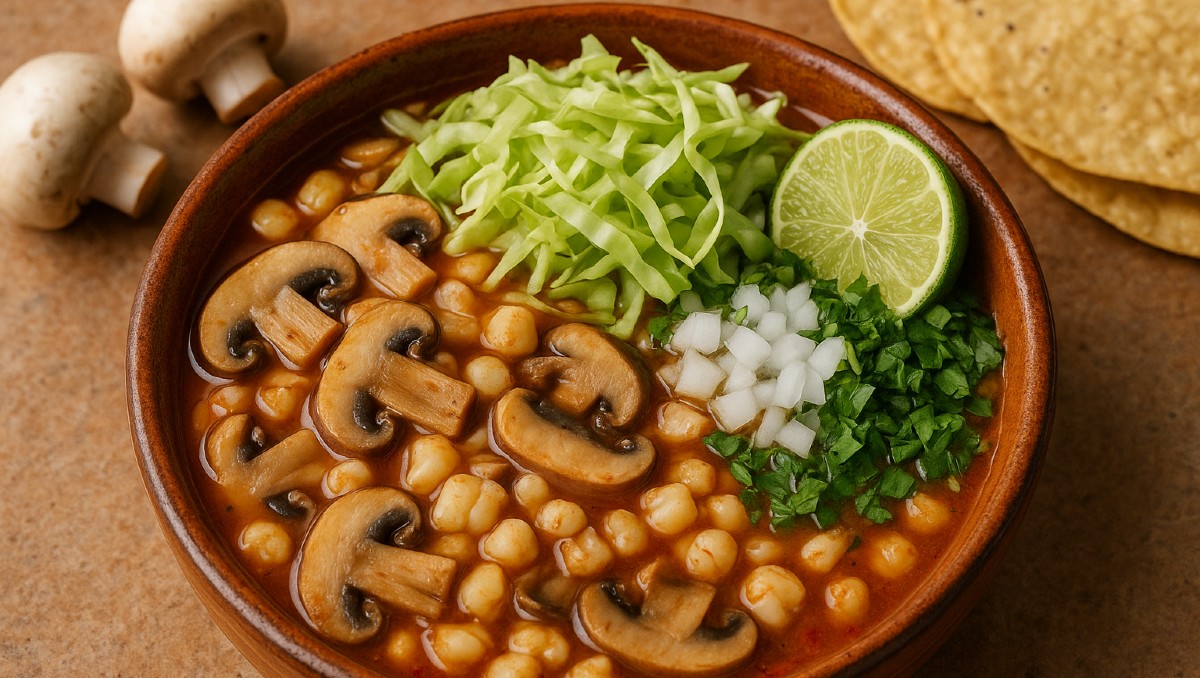 Prepara pozole vegetariano | IA DISCOVER