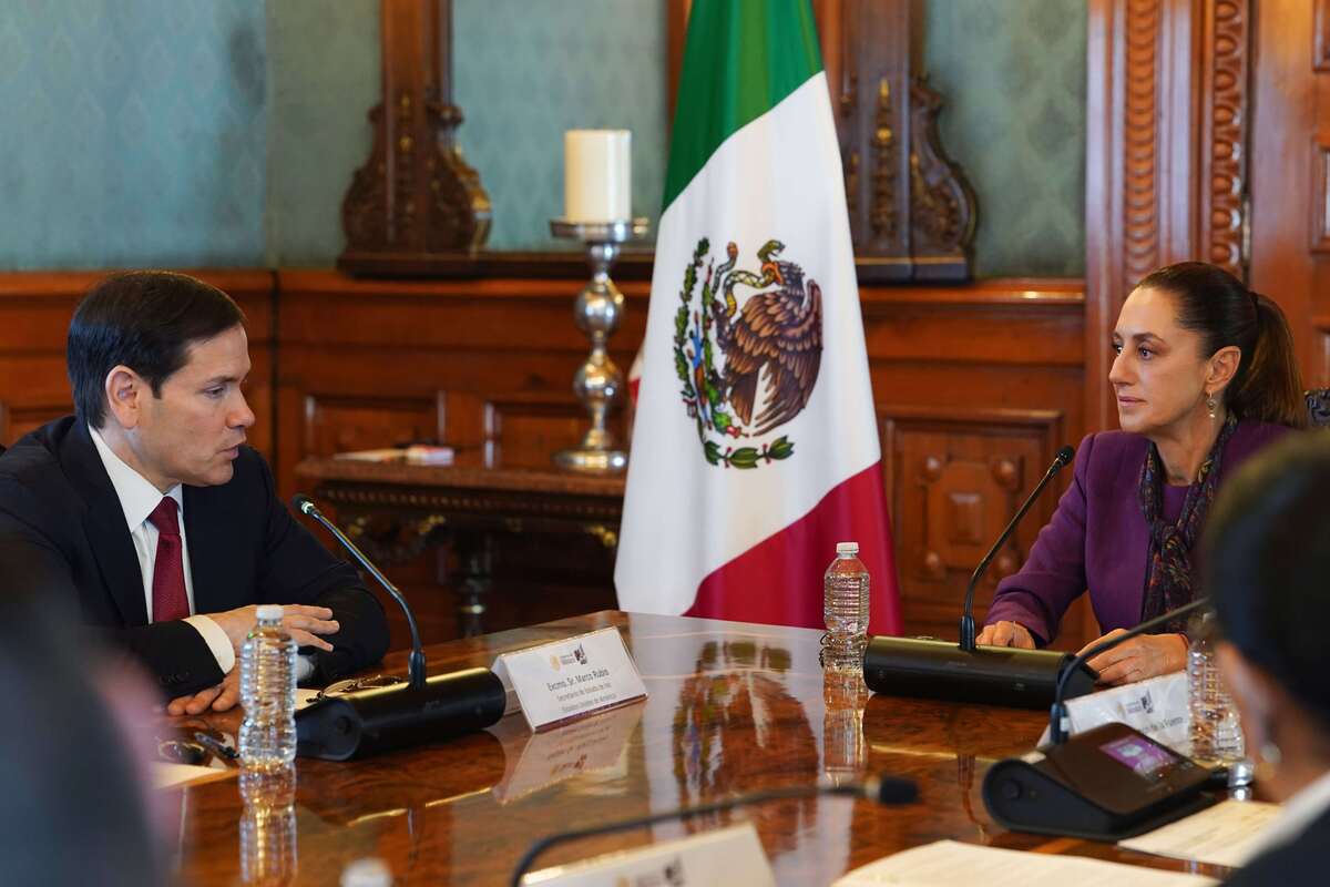 Reunión de Sheinbaum con el secretario de Estado de EU, Marco Rubio. | Especial