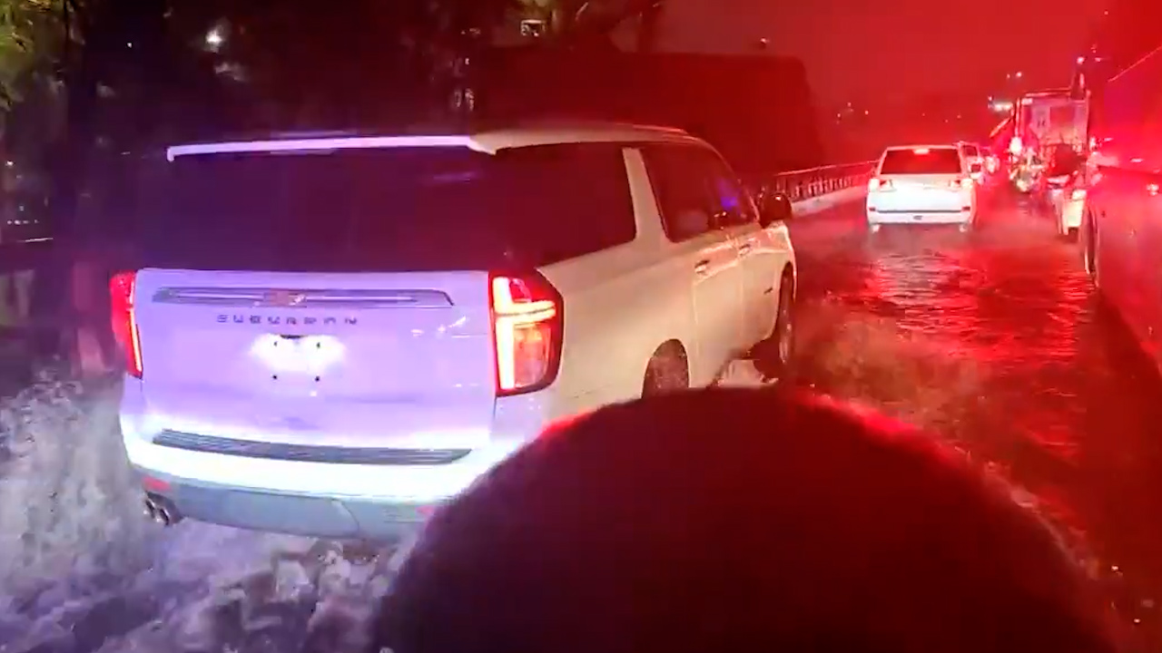 Así fue el rumbo de Marco Rubio desde el AIFA hacia Polanco en medio de lluvias y tráfico
