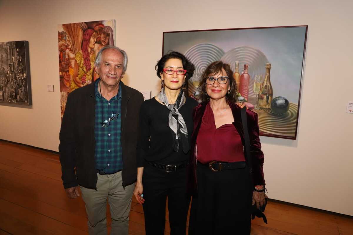 Avelina Lésper, Patricia López y José Manuel Rodríguez. (Octavio Hoyos)