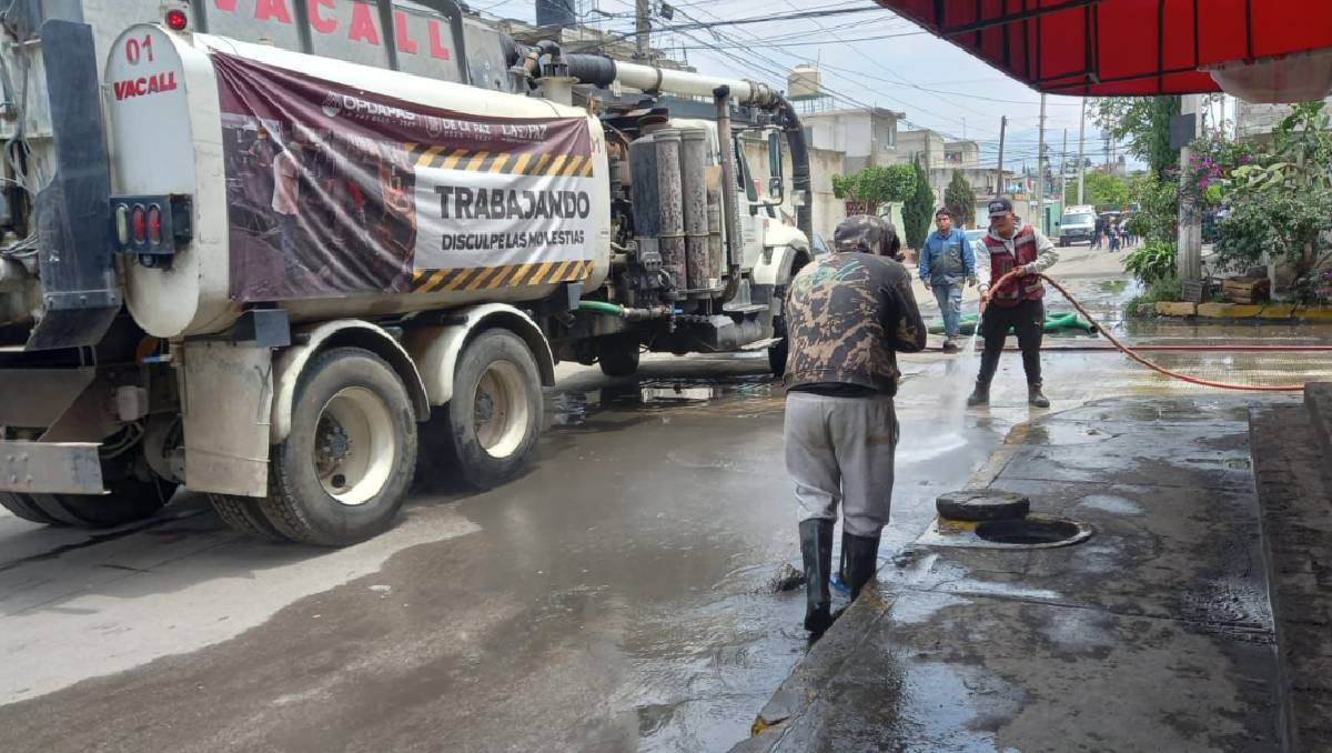 Al menos dos colonias de Los Reyes La Paz se viron afectados por las lluvias del miércoles. Especial