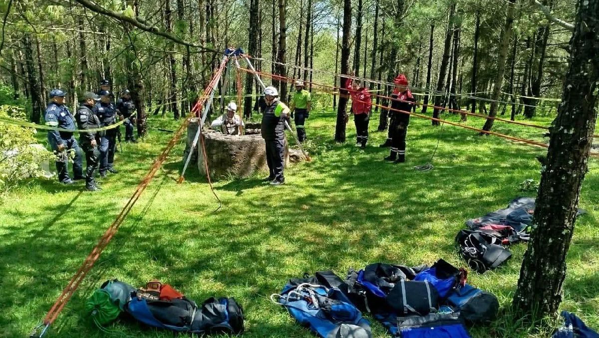 El cuerpo fue reportado en un pozo en la zona de la Hacienda La Gavia. Foto: (Especial)
