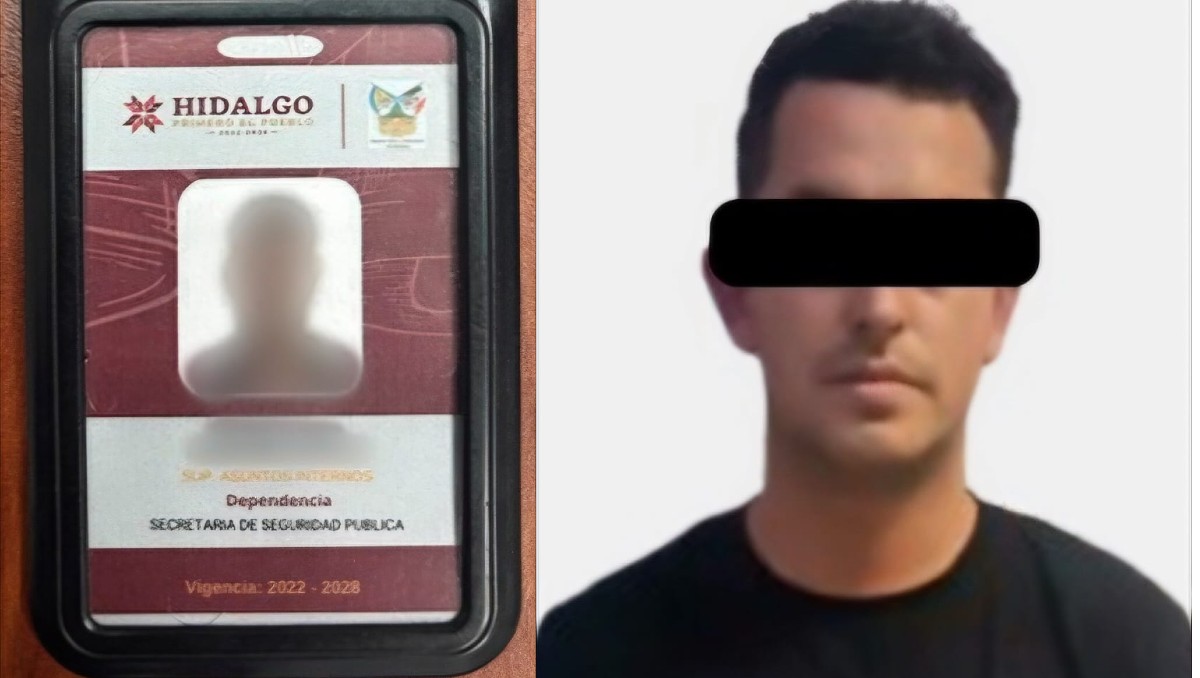 Hombre detenido se hacía pasar por supervisor. (Cortesía)