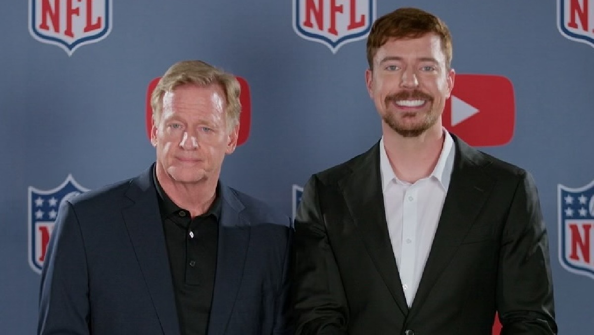 MrBeast junto a Roger Goodell | Instagram