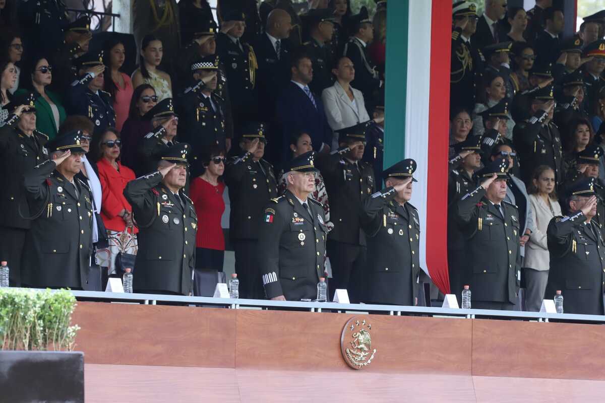 Ceremonia oficial en conmemoración del Día del Estado Mayor en el Campo Marte. | Jesús Quintanar